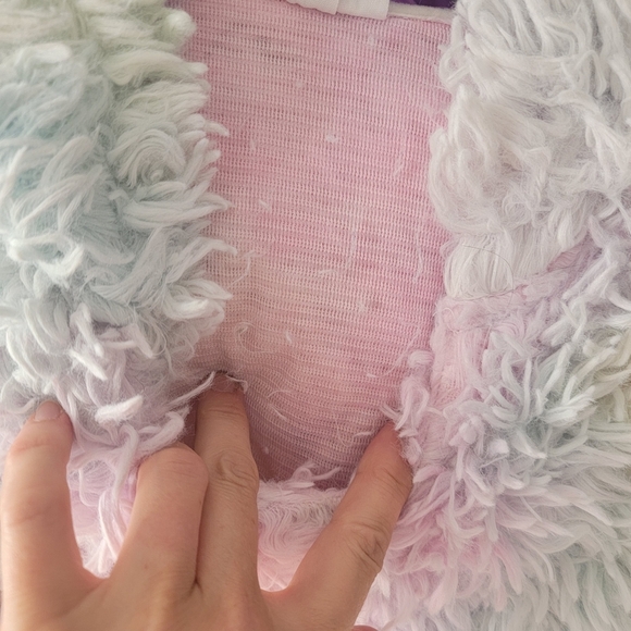 Deux Par Deux, Kid's Size 7, Rainbow print hoodie - Picture 8 of 9